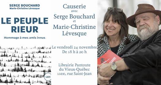 Causerie avec Serge Bouchard et Marie-Christine Lévesque